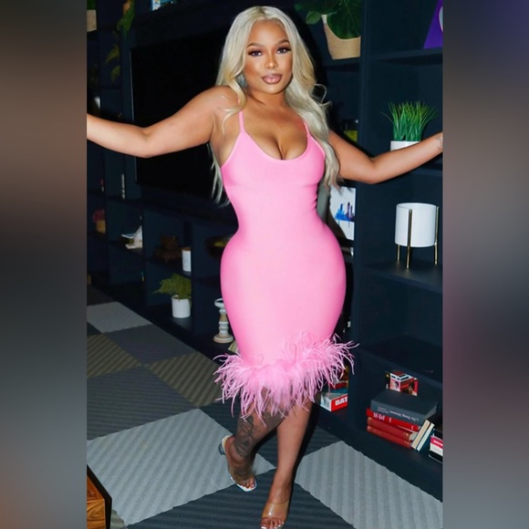 Yvana Bandage Mini Dress - Pink - Picture 2 of 2